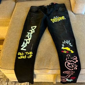 Black Pike Jeans Size 32W 32L